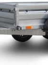 Remorque Double Essieu 235T Acier Galvanisé 235 x 132 cm - Ridelles Ouvrantes - PTAC 500 kg